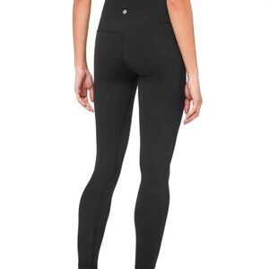 Lululemon Solid Black Stretch Pants Leggings Size S/M